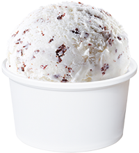 Fior di latte with shaved 72% dark Ghirardelli chocolate.